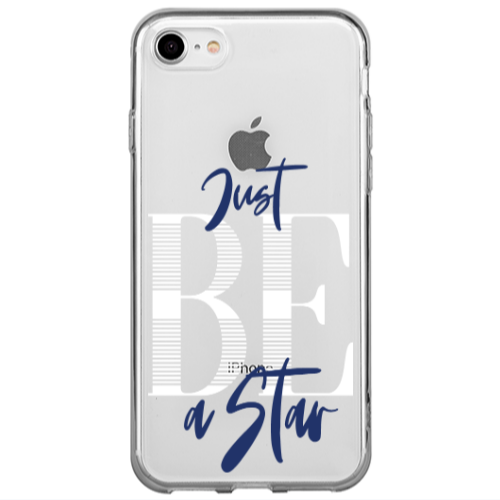 Apple iPhone SE 2020 Just Be a Star Transparent Silicone TPU Θήκη