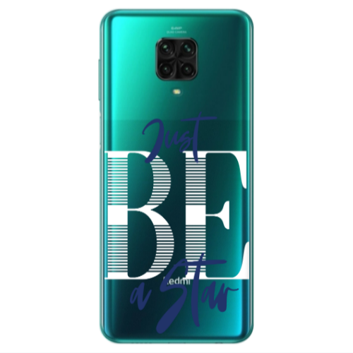 Xiaomi Redmi Note 9S Just Be a Star Transparent Silicone TPU Θήκη