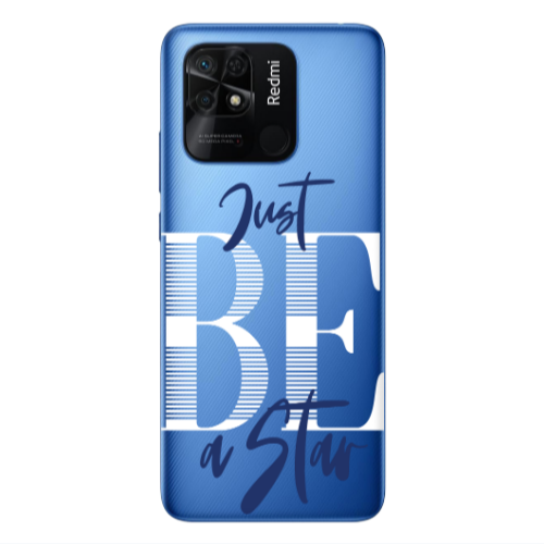 Xiaomi Poco C40 Just Be a Star Transparent Silicone TPU Θήκη