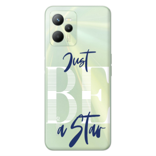 Realme C35 Just Be a Star Transparent Silicone TPU Θήκη