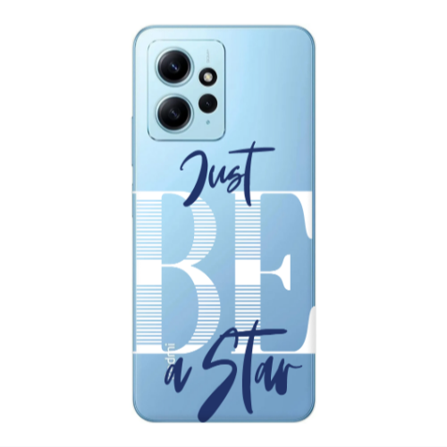 Xiaomi Redmi Note 12 4G Just Be a Star Transparent Silicone TPU Θήκη