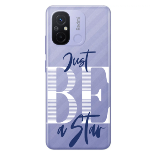 Xiaomi Redmi 12C Just Be a Star Transparent Silicone TPU Θήκη