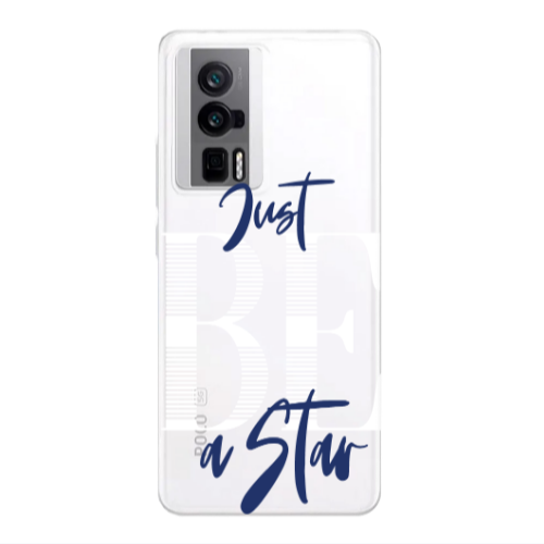 Xiaomi Poco F5 Pro Just Be a Star Transparent Silicone TPU Θήκη