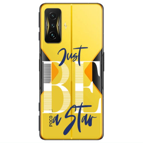 Xiaomi Poco F4 Gt Just Be a Star Transparent Silicone TPU Θήκη