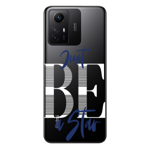 Xiaomi Redmi Note 12s Just Be a Star Transparent Silicone TPU Θήκη