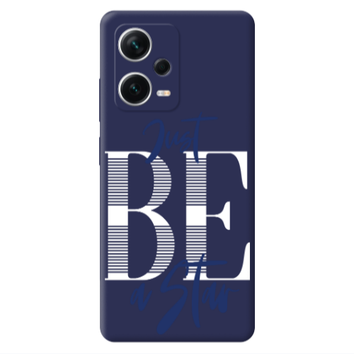 Xiaomi Poco X5 Just Be a Star Dark blue Colored Silicone TPU Θήκη