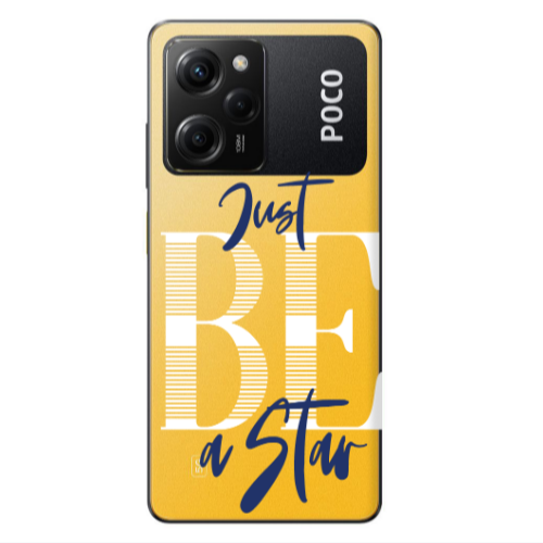 Xiaomi Poco X5 Pro Just Be a Star Transparent Silicone TPU Θήκη