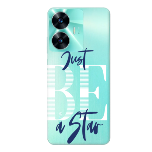 Realme C55 Just Be a Star Transparent Silicone TPU Θήκη