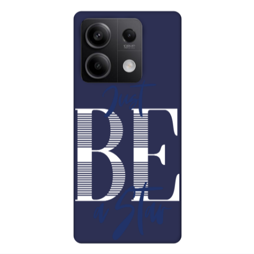 Xiaomi Redmi Note 13 5G Just Be a Star Dark blue Colored Silicone TPU Θήκη