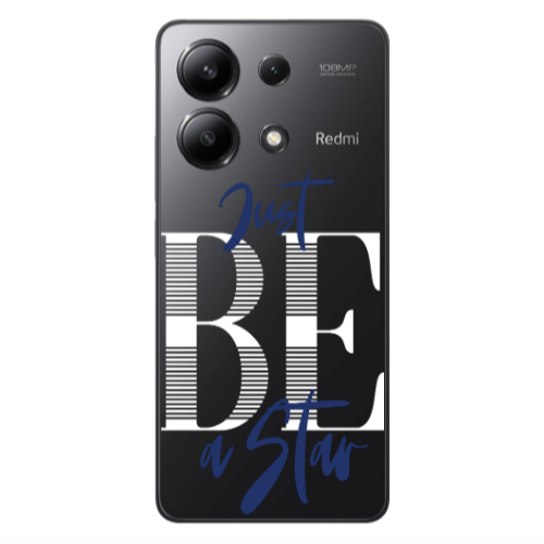 Xiaomi Redmi Note 13 4G Just Be a Star Transparent Silicone TPU Θήκη