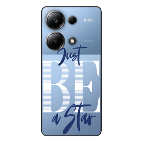 Xiaomi Poco M6 Pro 4G Just Be a Star Transparent Silicone TPU Θήκη