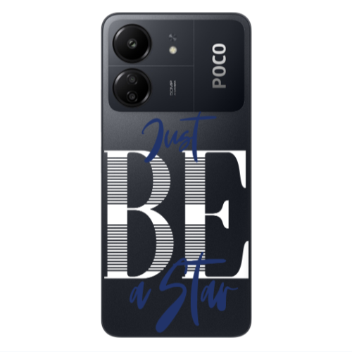 Xiaomi Poco C65 Just Be a Star Transparent Silicone TPU Θήκη