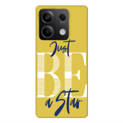 Xiaomi Redmi Note 13Pro 5G Just Be a Star Yellow Colored Silicone TPU Θήκη