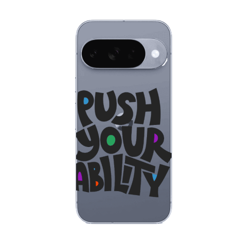 Google Pixel 10 Push Your Ability Transparent Silicone TPU Θήκη