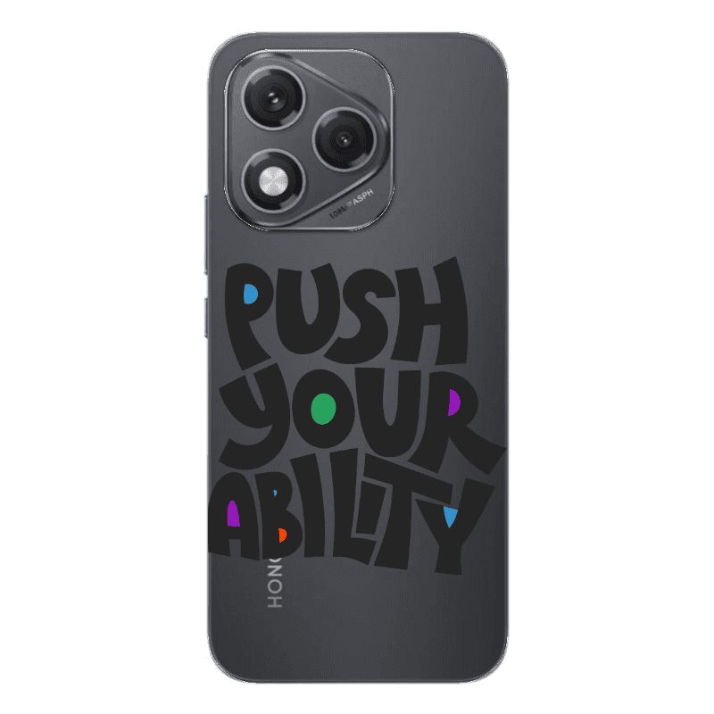 Honor 400 Lite Push Your Ability Transparent Silicone TPU Θήκη