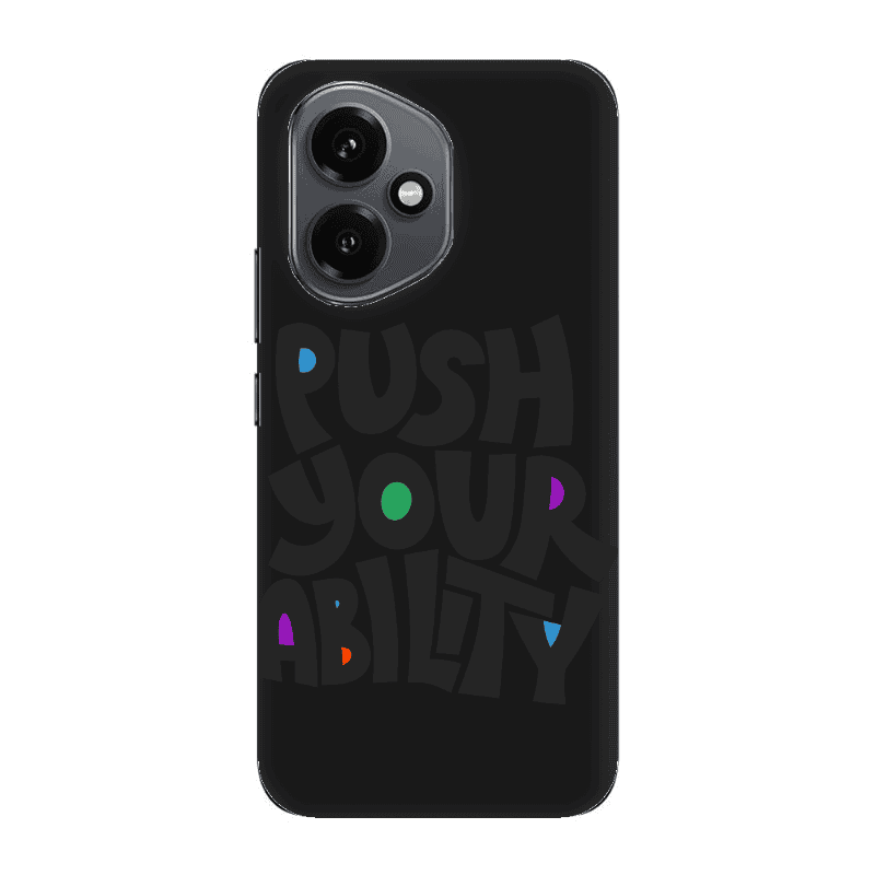 Honor Magic 400 Push Your Ability Black Colored Silicone TPU Θήκη