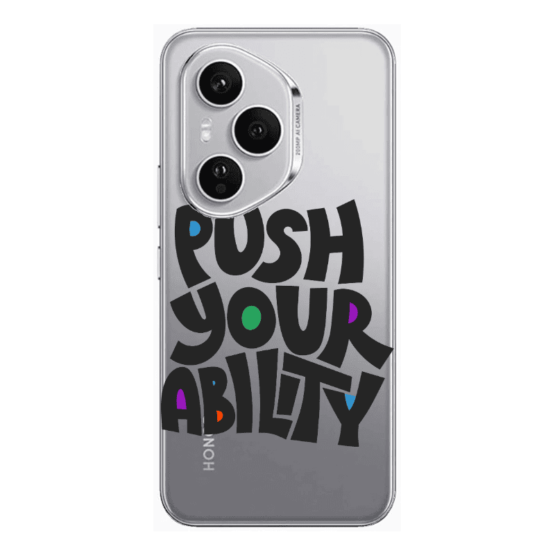 Honor Magic 400 Pro Push Your Ability Transparent Silicone TPU Θήκη