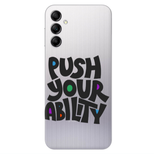 Samsung A24 Push Your Ability Transparent Silicone TPU Θήκη