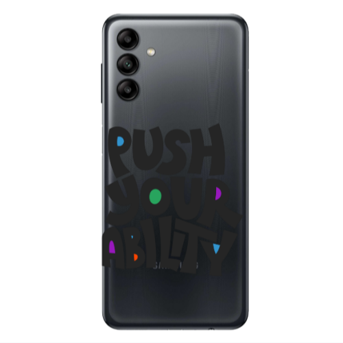 Samsung A13 5G Push Your Ability Transparent Silicone TPU Θήκη