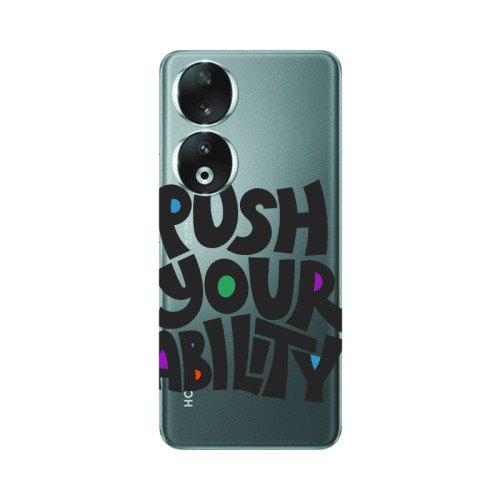 Honor 90 5G Push Your Ability Transparent Silicone TPU Θήκη