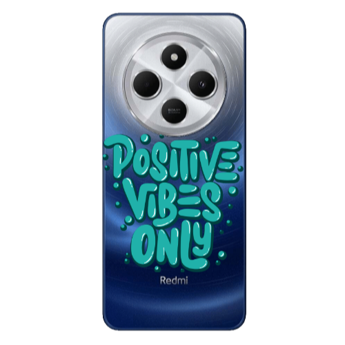 Xiaomi Redmi 14c Positive Vibes Only Transparent Silicone TPU Θήκη