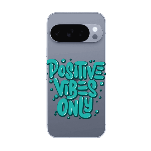 Google Pixel 10 Pro XL Positive Vibes Only Transparent Silicone TPU Θήκη
