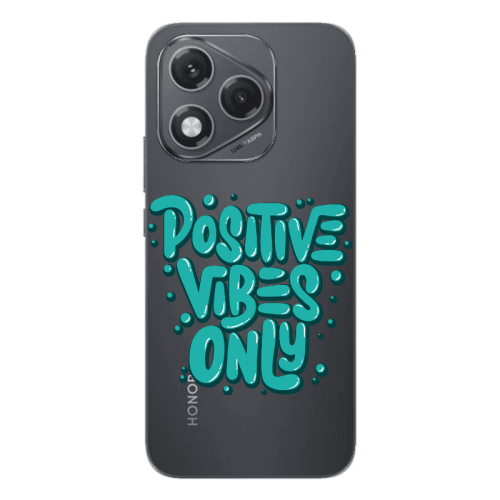 Honor 400 Lite Positive Vibes Only Transparent Silicone TPU Θήκη