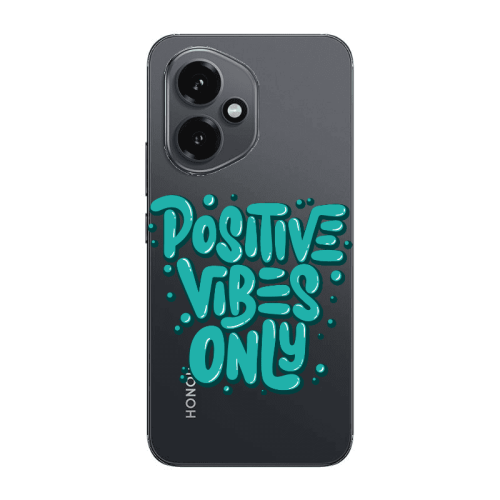 Honor Magic 400 Positive Vibes Only Transparent Silicone TPU Θήκη
