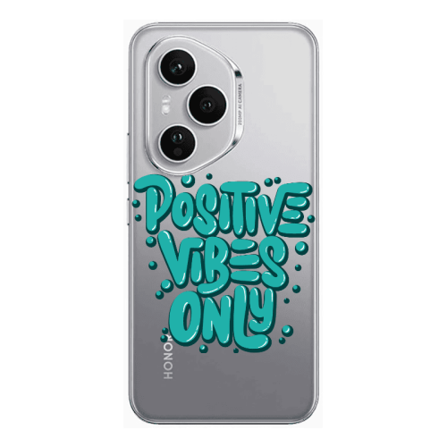 Honor Magic 400 Pro Positive Vibes Only Transparent Silicone TPU Θήκη