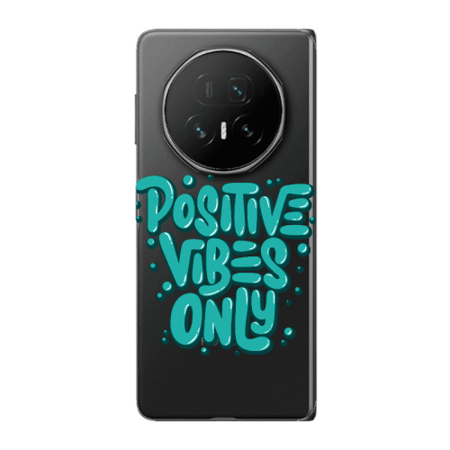 Honor Magic V5 Positive Vibes Only Transparent Silicone TPU Θήκη