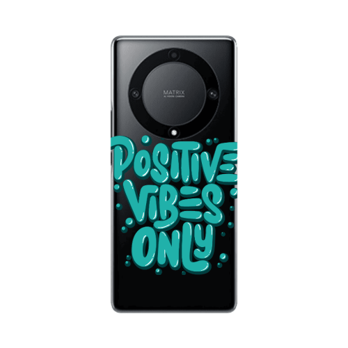 Honor Magic5 Lite 5G Positive Vibes Only Transparent Silicone TPU Θήκη