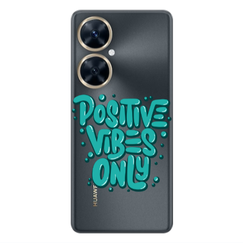 Huawei Nova 11i Positive Vibes Only Transparent Silicone TPU Θήκη