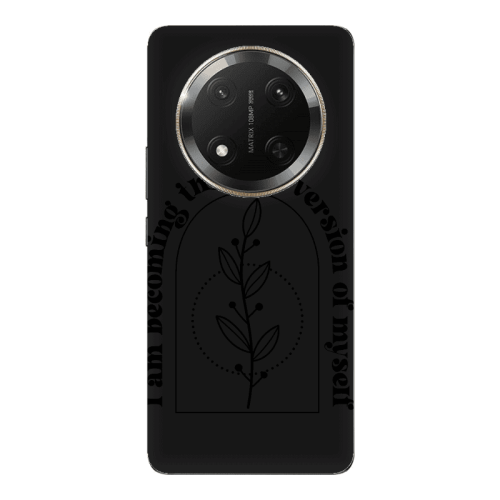Honor Magic 7 Lite I am Becoming Black Colored Silicone TPU Θήκη