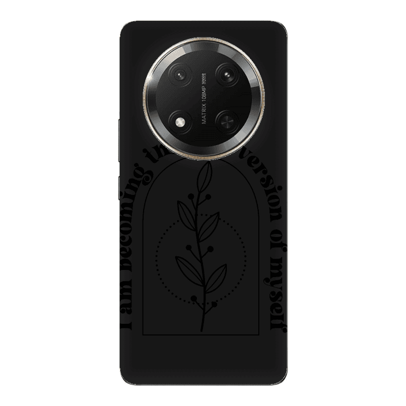 Honor Magic 7 Lite I am Becoming Black Colored Silicone TPU Θήκη