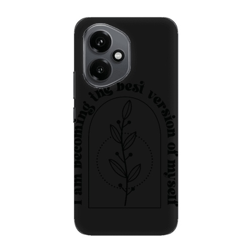 Honor Magic 400 I am Becoming Black Colored Silicone TPU Θήκη