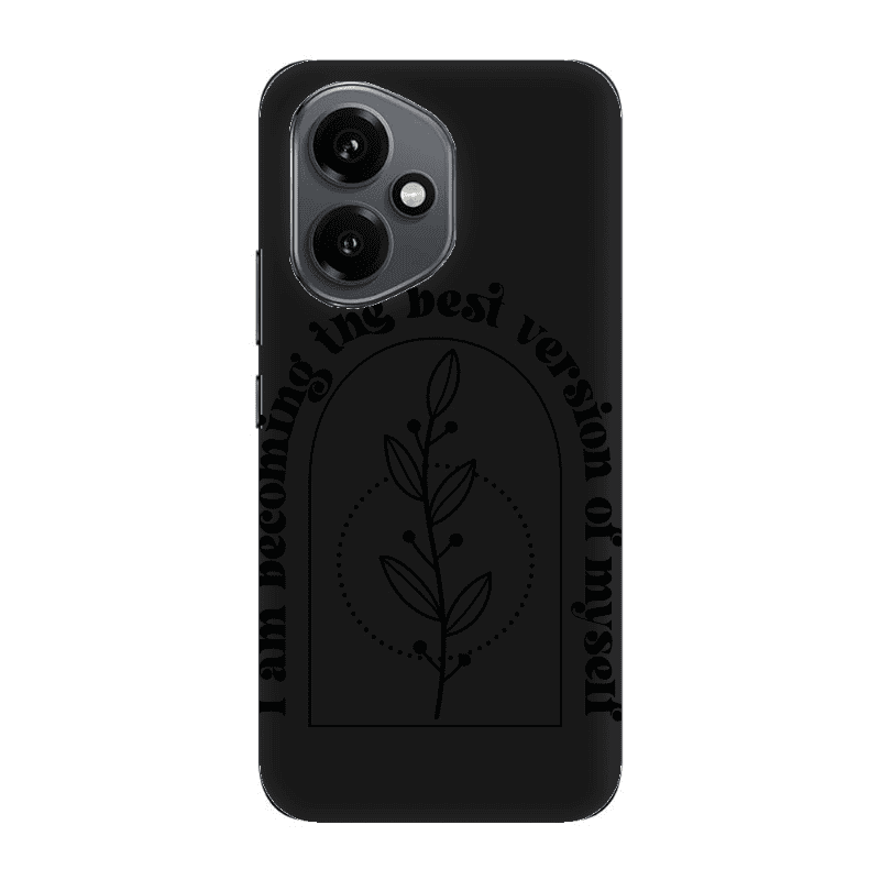 Honor Magic 400 I am Becoming Black Colored Silicone TPU Θήκη