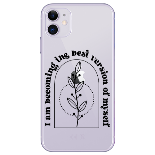 Apple iPhone 11  I am Becoming Transparent Silicone TPU Θήκη