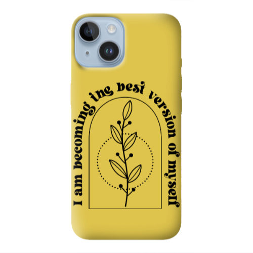 Apple iPhone 14 Plus I am Becoming Yellow Colored Silicone TPU Θήκη