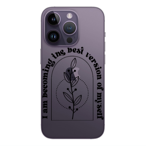 Apple iPhone 14 Pro  I am Becoming Transparent Silicone TPU Θήκη