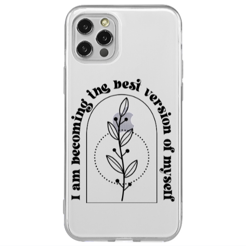 Apple iPhone 12 Pro I am Becoming Transparent Silicone TPU Θήκη