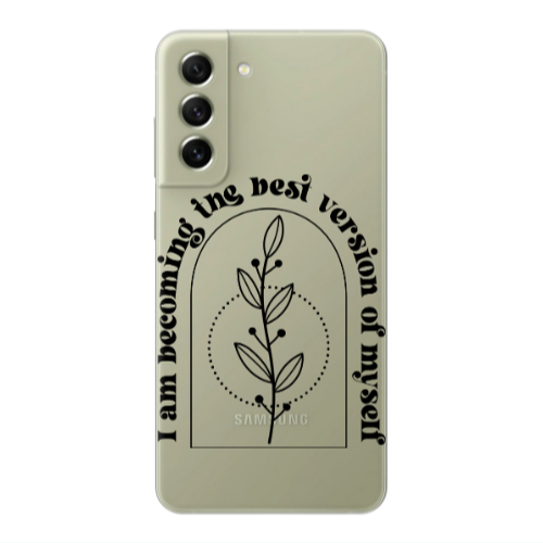 Samsung S21 PLUS I am Becoming Transparent Silicone TPU Θήκη