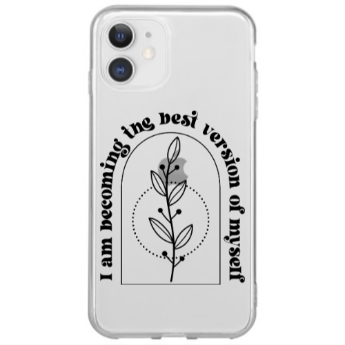 Apple iPhone 12 Mini I am Becoming Transparent Silicone TPU Θήκη