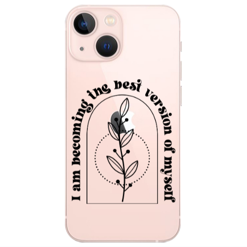 Apple iPhone 13 Mini I am Becoming Transparent Silicone TPU Θήκη