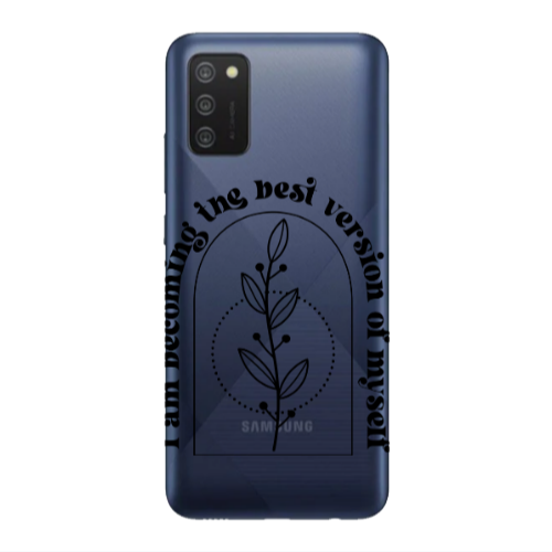 Samsung A03S I am Becoming Transparent Silicone TPU Θήκη