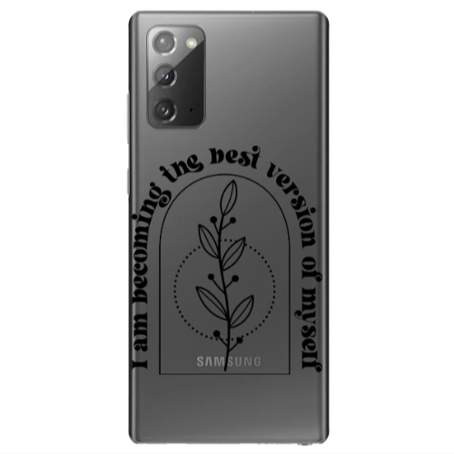 Samsung Note 20 I am Becoming Transparent Silicone TPU Θήκη