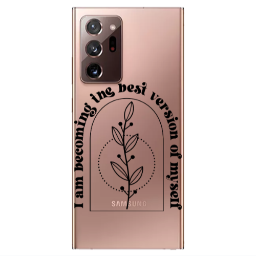 Samsung Note 20 Ultra I am Becoming Transparent Silicone TPU Θήκη