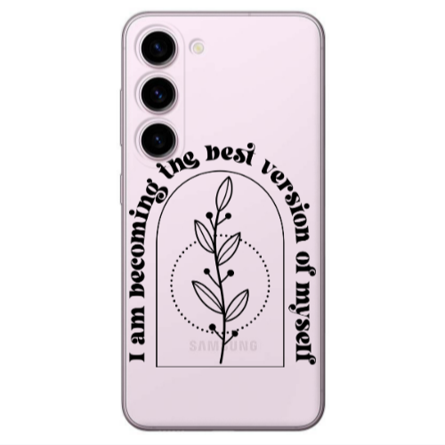 Samsung S23 Plus I am Becoming Transparent Silicone TPU Θήκη