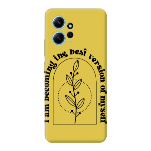 Xiaomi Redmi Note 12 4G I am Becoming Yellow Colored Silicone TPU Θήκη