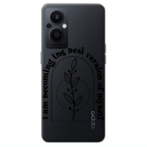 Oppo Reno 7 Lite I am Becoming Transparent Silicone TPU Θήκη
