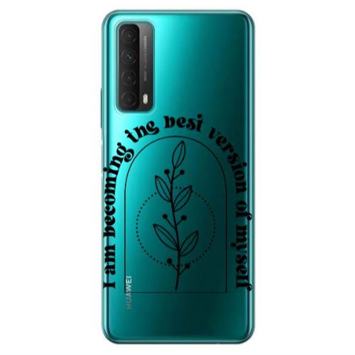 Huawei P Smart 2021 I am Becoming Transparent Silicone TPU Θήκη